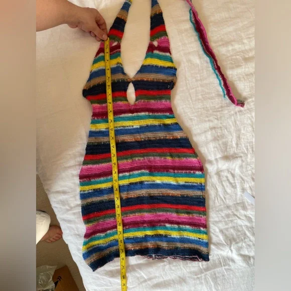 Misaeie crotchet dress rainbow - Picture 5 of 7